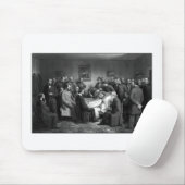 Lincolns Sterbebett Mousepad (Mit Mouse)
