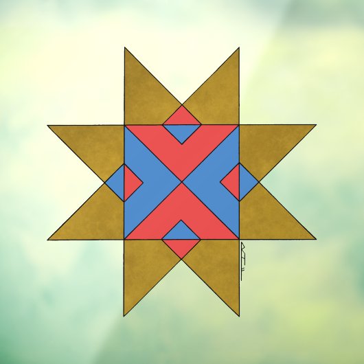 Lincolnshire Auseklis Witch Mark Fensteraufkleber (Blatt 3)