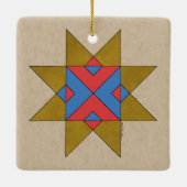 Lincolnshire Auseklis Witch Mark Keramikornament (Rückseite)