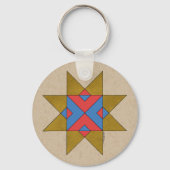 Lincolnshire Auseklis Witch Mark Schlüsselanhänger (Rückseite)