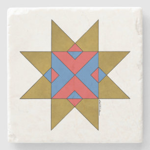 Lincolnshire Auseklis Witch Mark Steinuntersetzer