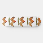 Lincolnshire Buff Chickens Skateboard (Horizontal)