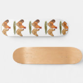 Lincolnshire Buff Chickens Skateboard (Horizontal)