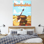 Lincolnshire England Vintage Reiseplakat Leinwanddruck (Insitu (Schlafzimmer))