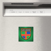 Lincolnshire Flag Magnet (In Situ (Geschirrspüler))