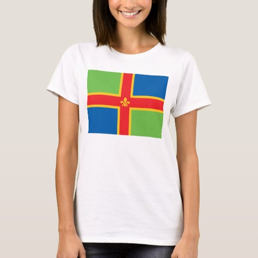 Lincolnshire Flag T-Shirt (Vorderseite)