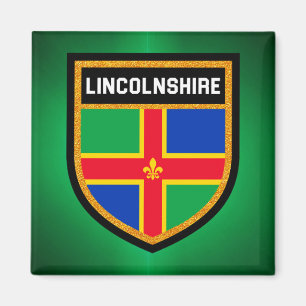 Lincolnshire-Flagge Magnet