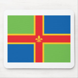 Lincolnshire-Flagge Mousepad
