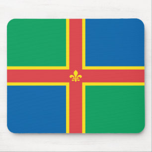 Lincolnshire-Flagge Mousepad