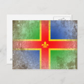 Lincolnshire Postkarte (Vorne/Hinten)