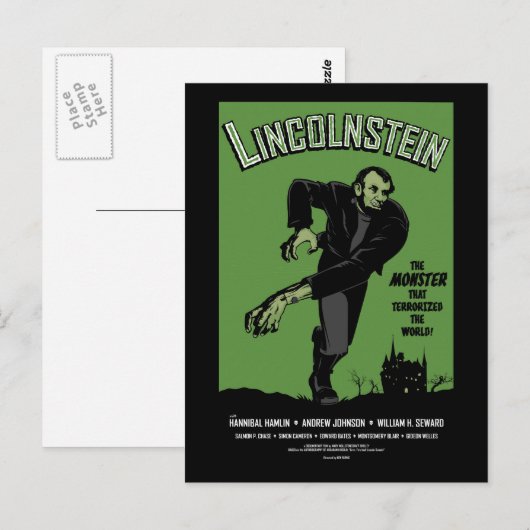 Lincolnstein-final Postkarte (Vorne/Hinten)
