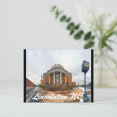 Lincolnton NC Postkarte (Stehend Vorderseite)