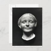 L'Inconnue de la Seine' Postkarte (Vorne/Hinten)