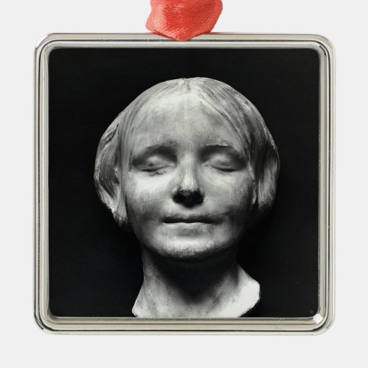 L'Inconnue de la Seine' Silbernes Ornament (Vorne)