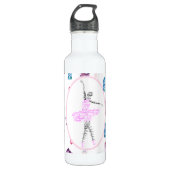Linda Ballerina Personalisiert Dancer Geschenk Edelstahlflasche (Vorderseite)