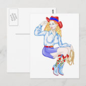 Linda Flores Postkarte (Vorne/Hinten)