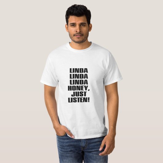 LINDA-HONIG HÖRT GERADE T-Shirt (Vorne ganz)