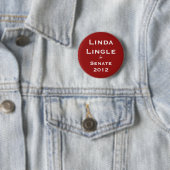 Linda Lingle für Senats-Knopf Button (Beispiel)