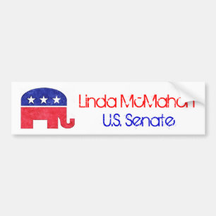 Linda McMahon für Senats-Autoaufkleber Autoaufkleber