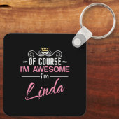 Linda Natürlich bin ich Phantastisch, Linda zu sei Schlüsselanhänger (Rückseite)