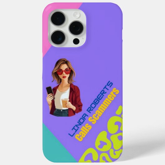 Linda Roberts ruft Scammers Phone Case (Rückseite)