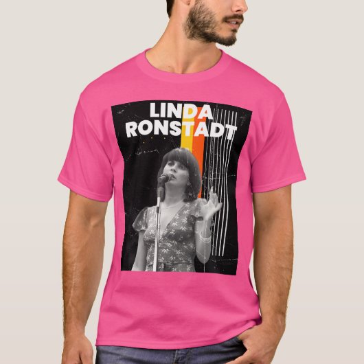 Linda Ronstadt 1946 Button T-Shirt (Vorderseite)