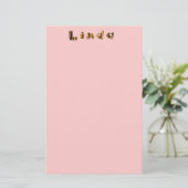 Linda Stationery Briefpapier (Stehend Vorderseite)