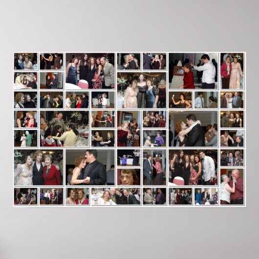 Linda und Bennetts Hochzeitsfeier Poster (Vorne)