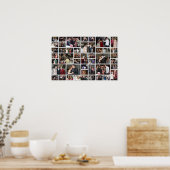 Linda und Bennetts Hochzeitsfeier Poster (Küche)