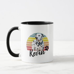 Linda Welpenhund Retro Sun T - Shirt Tasse