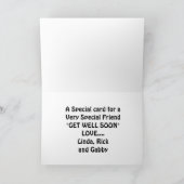 *LINDA'S* BEKOMMEN GUTE KARTE (Innenseite)