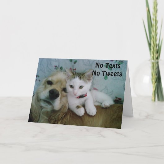 *LINDA'S* BEKOMMEN GUTE KARTE (Vorderseite)