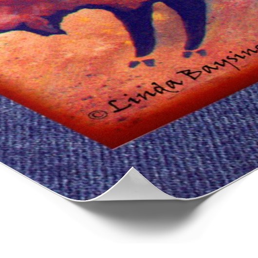 Lindas Buffalo Stylized Poster (Ecke)