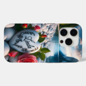 Lindas Herz unter den Bergen Case-Mate iPhone Hülle (Rückseite (Horizontal))