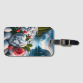 Lindas Herz unter den Bergen Gepäckanhänger (Vorderseite (Horizontal))