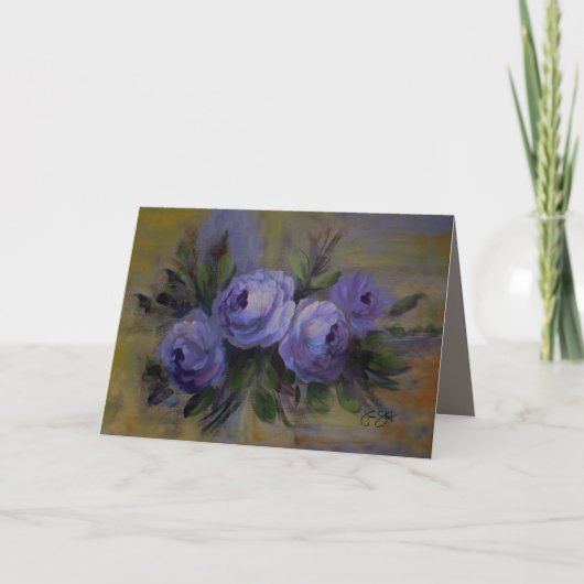 Linda's Roses 5 x 7 Dankeskarte (Vorderseite)