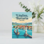 Lindau Deutschland Postkarte (Stehend Vorderseite)