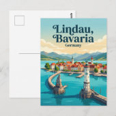 Lindau Deutschland Postkarte (Vorne/Hinten)