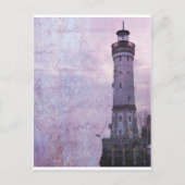 Lindau Germany Lighthouse Postkarte (Vorderseite)