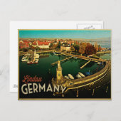 Lindau Germany Panorama Postkarte (Vorne/Hinten)