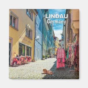 Lindau in Deutschland Altstadt Souvenir Magnet