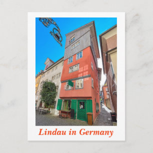 Lindau in Deutschland, Bayerisches Altes Haus Postkarte