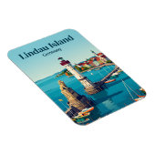 Lindau Insel Deutschland Magnet (Rechte Seite)