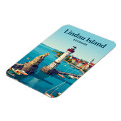 Lindau Insel Deutschland Magnet (Linke Seite)