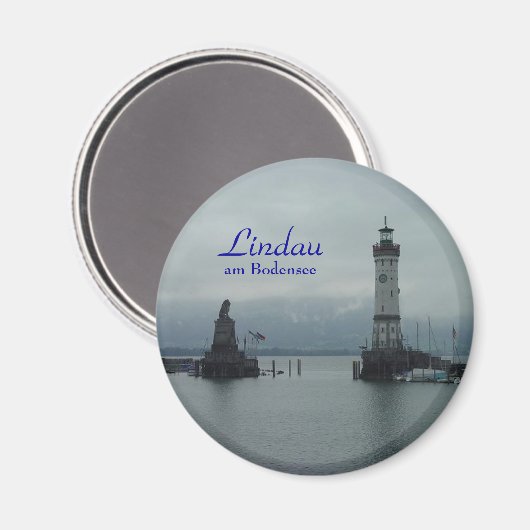 Lindau, Lindau, Bodensee Magnet (Vorderseite/Rückseite)