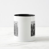 Lindbergh und Wright auf Wright Field Fotografy Tasse (Zentrum)