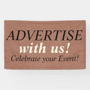 Linde Leinwand nahtlose Muster 2 + Ihre Ideen Banner