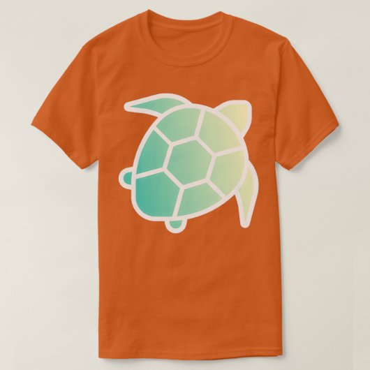Linde Tropische Seeschildkröte T-Shirt (Design vorne)