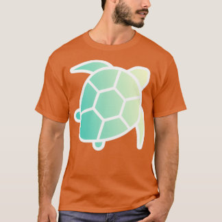 Linde Tropische Seeschildkröte T-Shirt