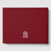 Lindegren Guest Book Gästebuch (Rückseite)